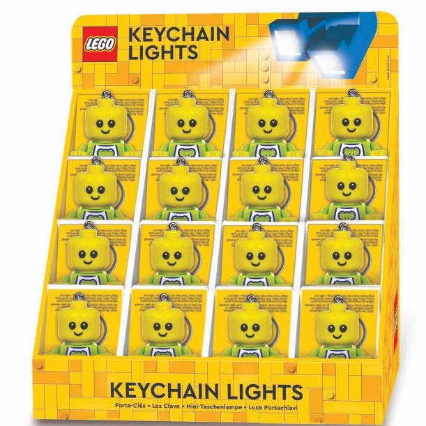 LEGO Baby LED Keychain 16ct Merchandiser for wholesale by Santoki LEGO Lights