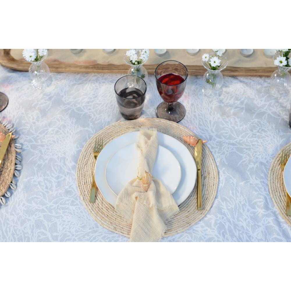 AULICA - Vente Rangement pour couteaux - Porte-couteaux coquillages en porcelaine - lot de 61