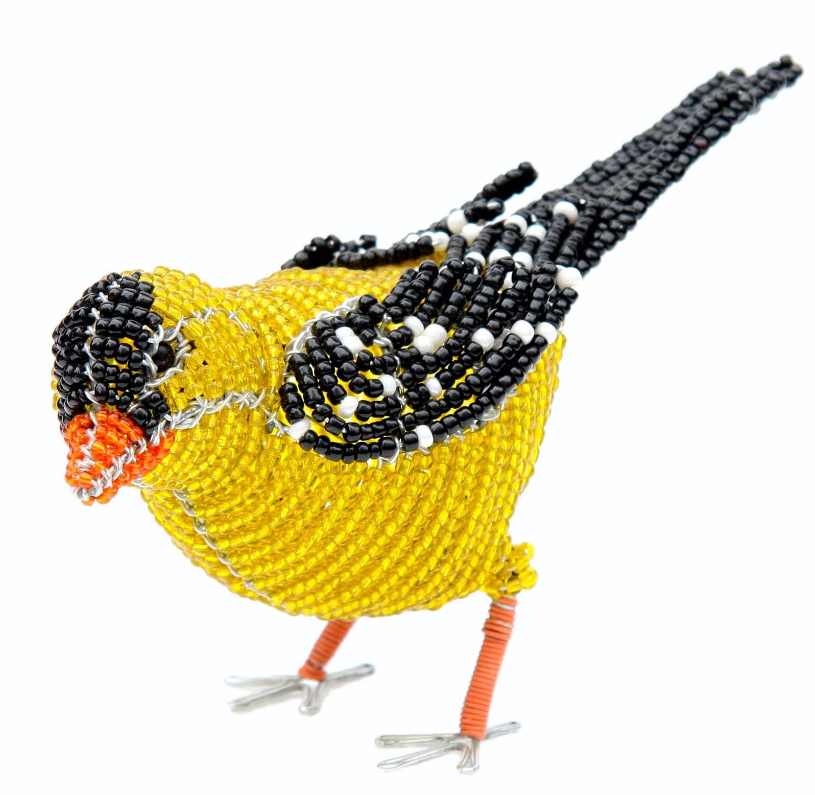 Beadworx By Extol Accessories Ltd. - Wholesale Decorative Figurine - Gold Finch  Set of 20