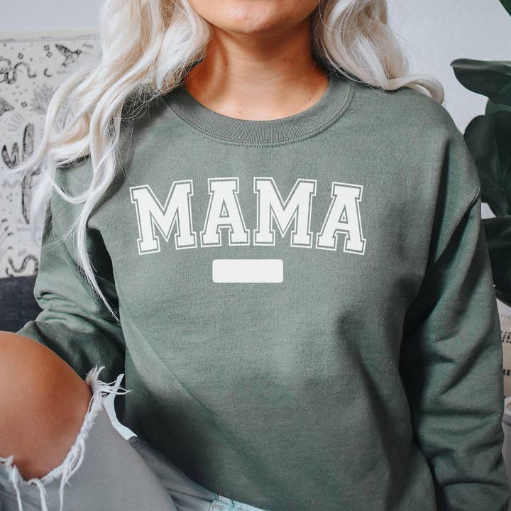 Sudadera Collegiate Mama para venta al por mayor de femfetti
