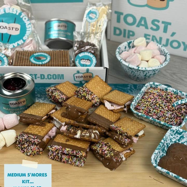 Toast'd – Engroshandel DIY-sæt til fødevarer – S'Mores 'Gave' Sæt4