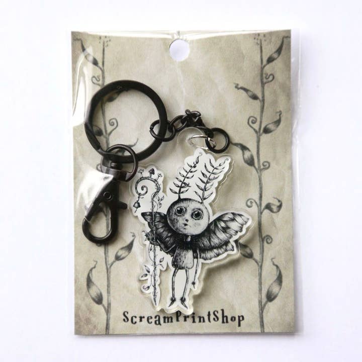 ScreamPrintShop - Wholesale Keychain - Women's - Faerie Keychain | Acrylic | Fairy | Spooky Cute | Cottagecor