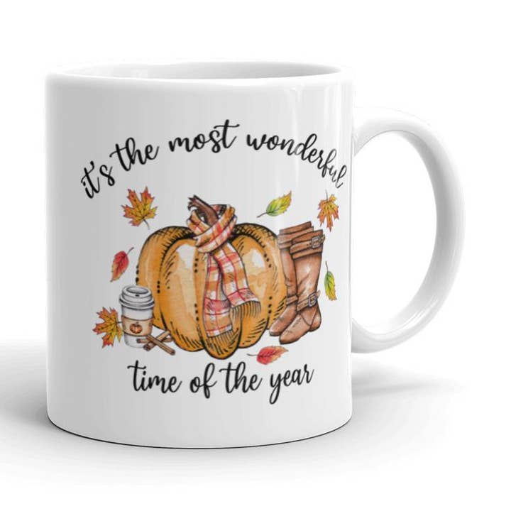 Det er den mest vidunderlige tid af året Autumn Coffee Mug for engroshandel hos Words of Ivy