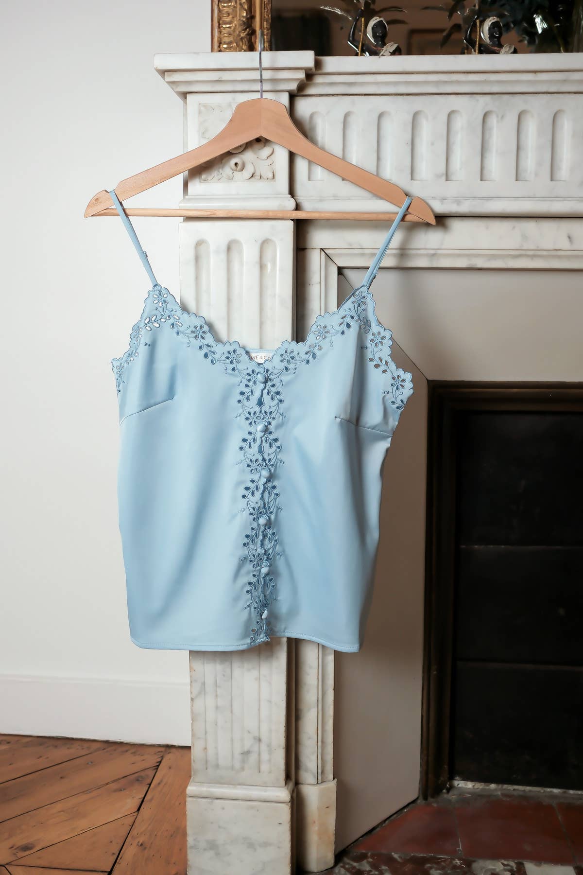 LOVIE & CO - Wholesale Blouse - Women's - Lace trim camisole top - ASD95132-GREAT9