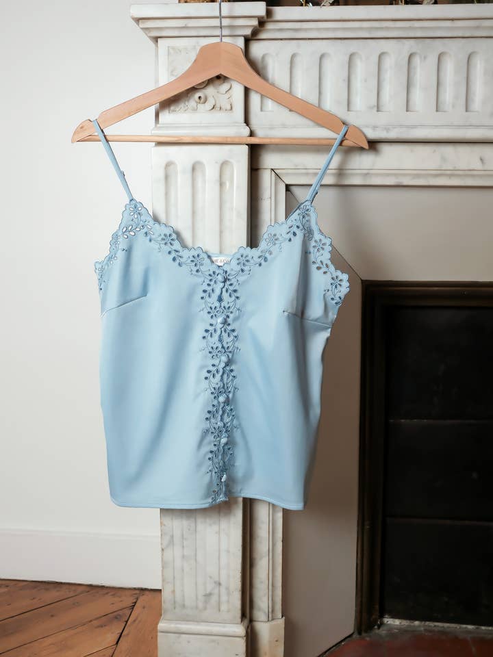 LOVIE & CO - Wholesale Blouse – Women’s - Lace trim camisole top - ASD95132-GREAT9