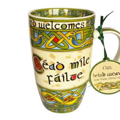 Gaelic Irish Welcome Ceramic Mug for wholesale by Dublin Gift Company