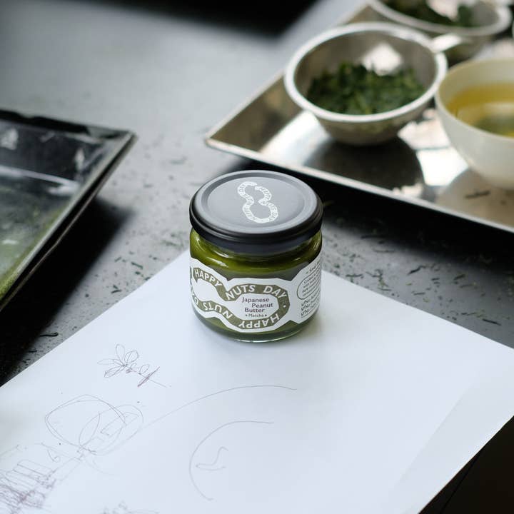 HAPPY NUTS DAY_Japan - Wholesale Nut Butter - Matcha Peanut Butter 3.9oz7