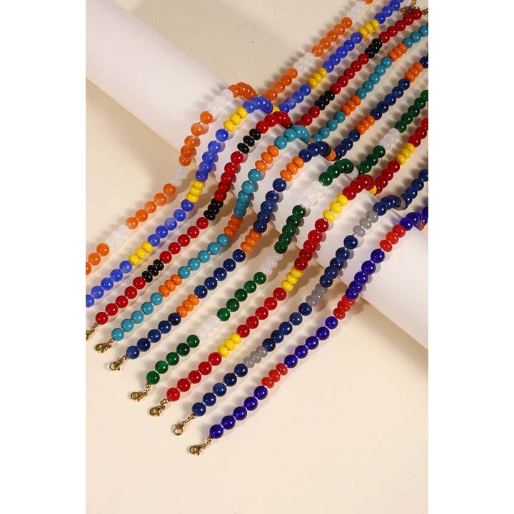 Vanilla Monkey - Wholesale Beaded/pearl necklace - Game Day Team Spirit Crystal Gemstone Necklace4