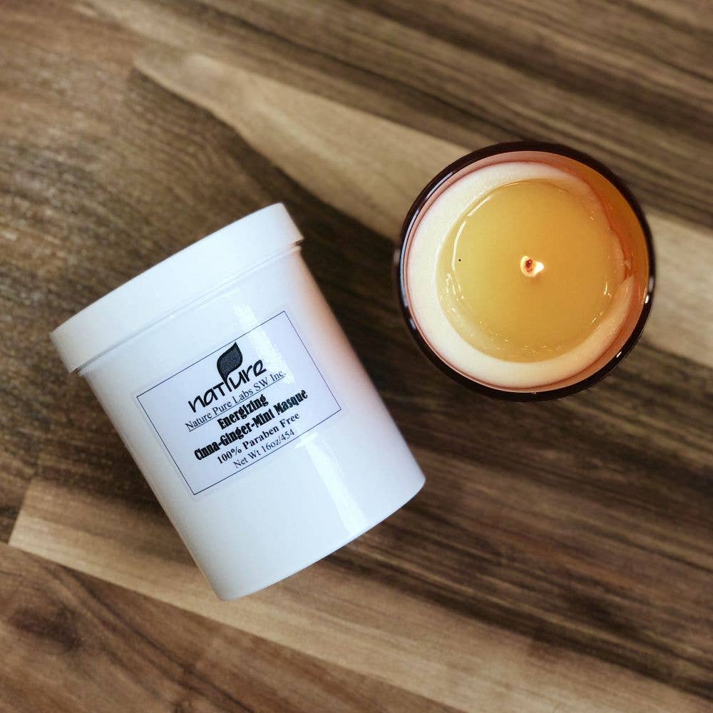 NATPURE Clinical Skin Care - Wholesale Skincare Face Mask - Professional Energizing Cinna-Ginger-Mint Masque Backbar 1.01