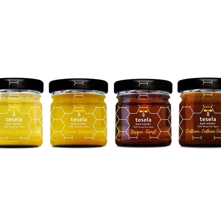 TESELA NATURA, S.L. - Wholesale Honey - Box of 40 honey and pollen tiles