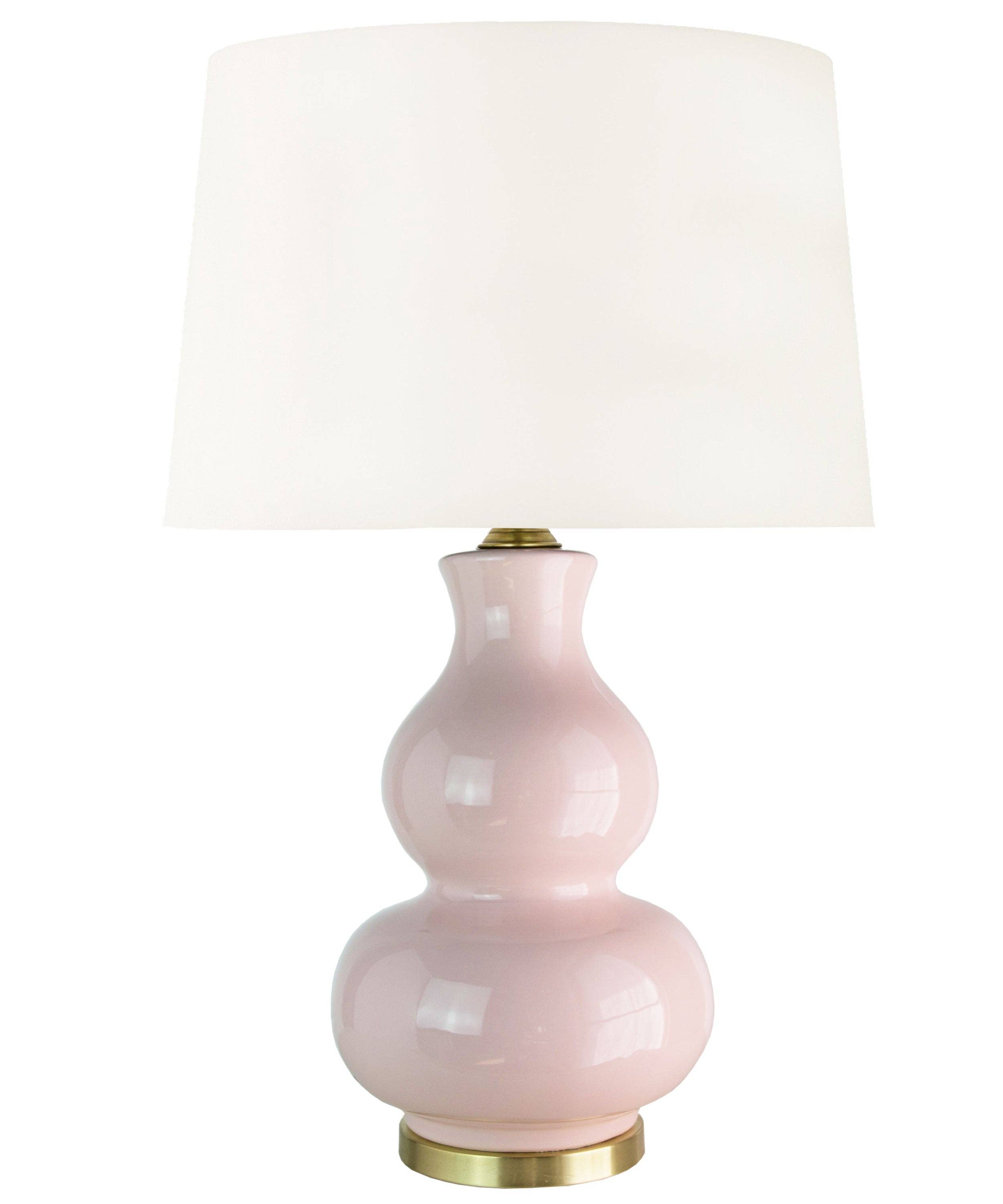 Fox Mill Lighting & Supply Co. - Wholesale Accent/Desk Lamp - Alexandria Gourd Table Lamp, Blush
