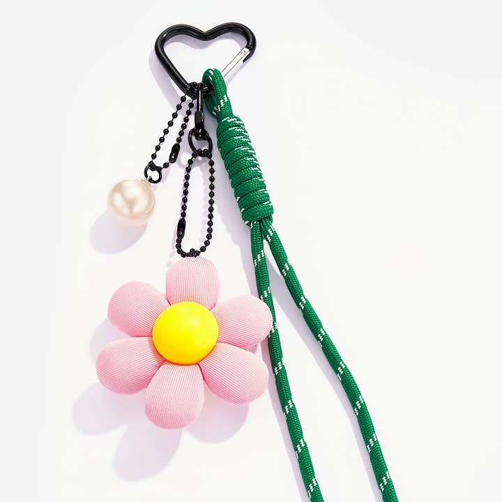 BYREN | ÉLINE L'ATELIER - Vendita all'ingrosso Accessorio per borsetta - Donna - Grigri da borsa e portachiavi Fiore PC270