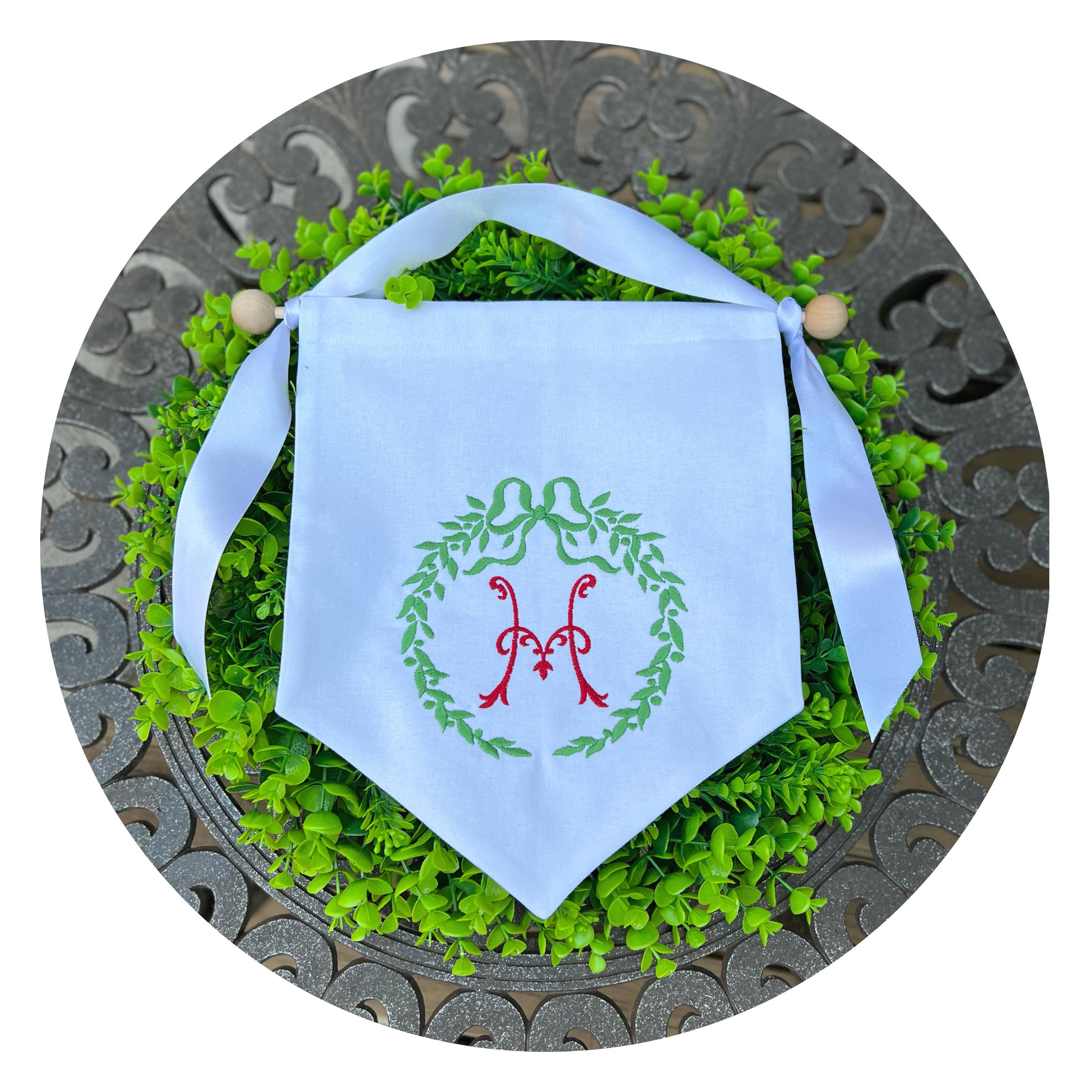 THE ROYALTY COLLECTION - Wholesale Banner - Linen Blend Banner with Hanging Set2