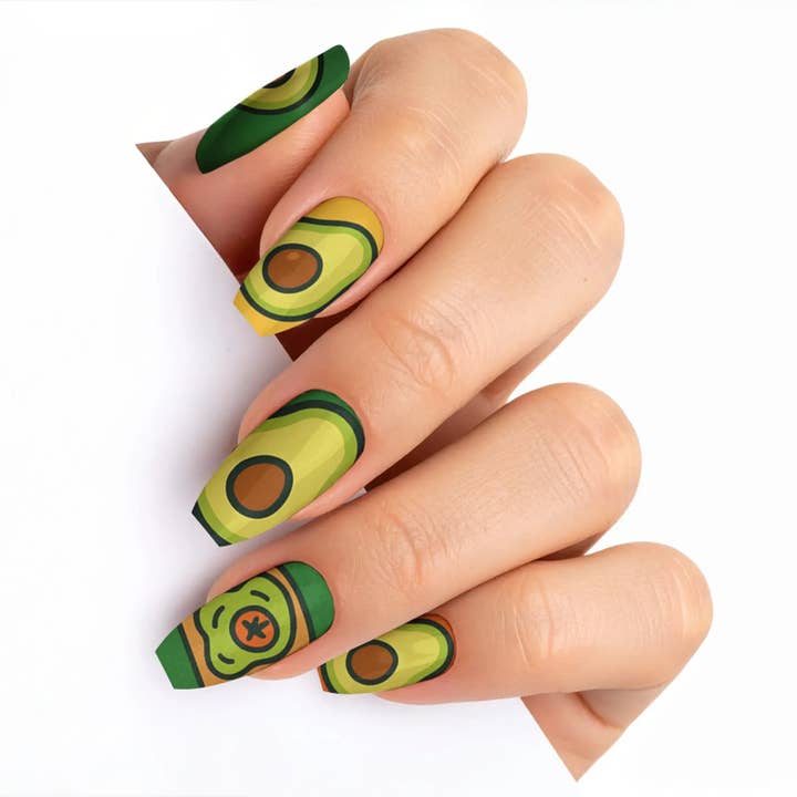 FYNE BODY - Wholesale Press-on/fake nails - Avocado Vibe Blast Avocado Press-On Nails62