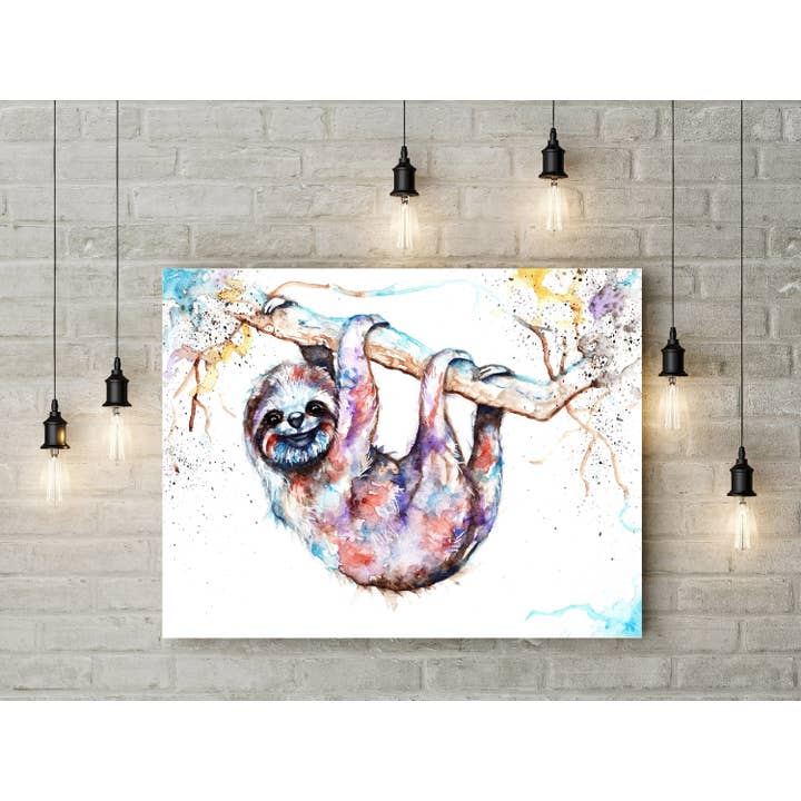 "Just Hangin'"Box Canvas 24 x 16" for wholesale by bee.arts