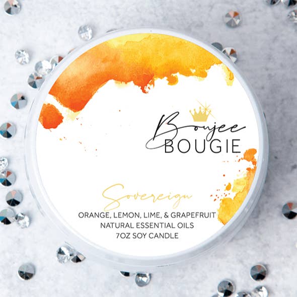 Sovereign | Laranja, Limão e Toranja | Vela de cera de soja por atacado de Boujee Bougie