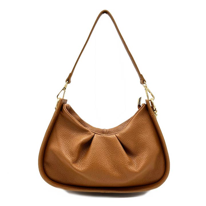 Suie Valentini srl - Venta al por mayor Bolso con correa - Mujer - Bolso con cadena de piel auténtica, fabricado en Italia, art. 112440