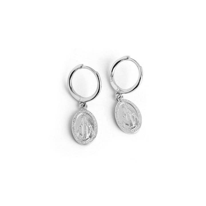 Aubrey Adele - Wholesale Dangle Earrings - Virgin Mary Earrings