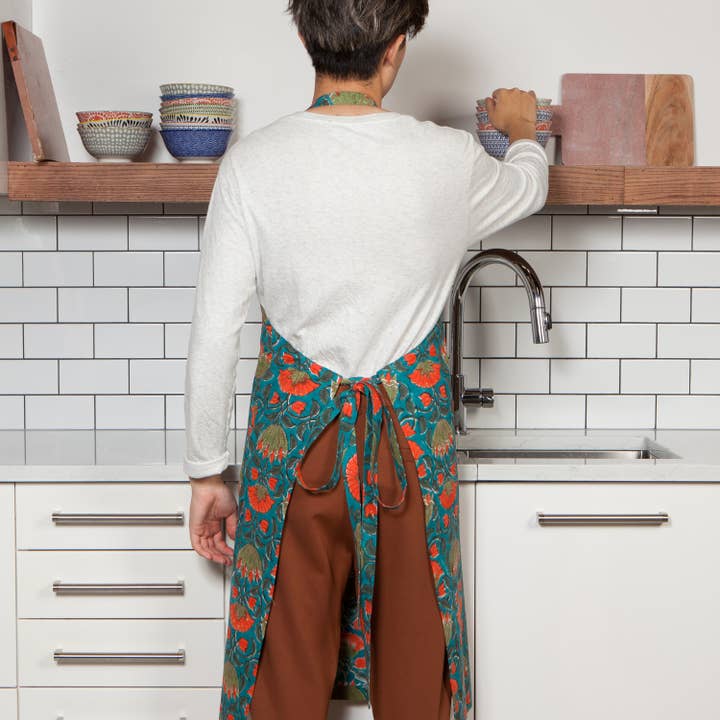 Danica Heirloom - Wholesale Apron - Allure Block Print Apron