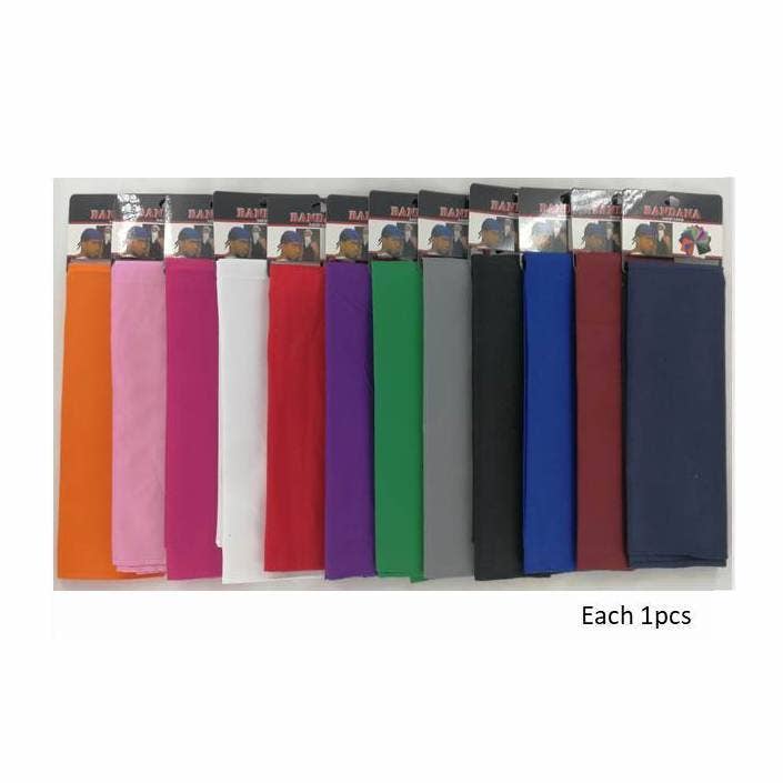 Atlas Fashion - Vente Bandana – femme - Bandana assorti 100 % coton