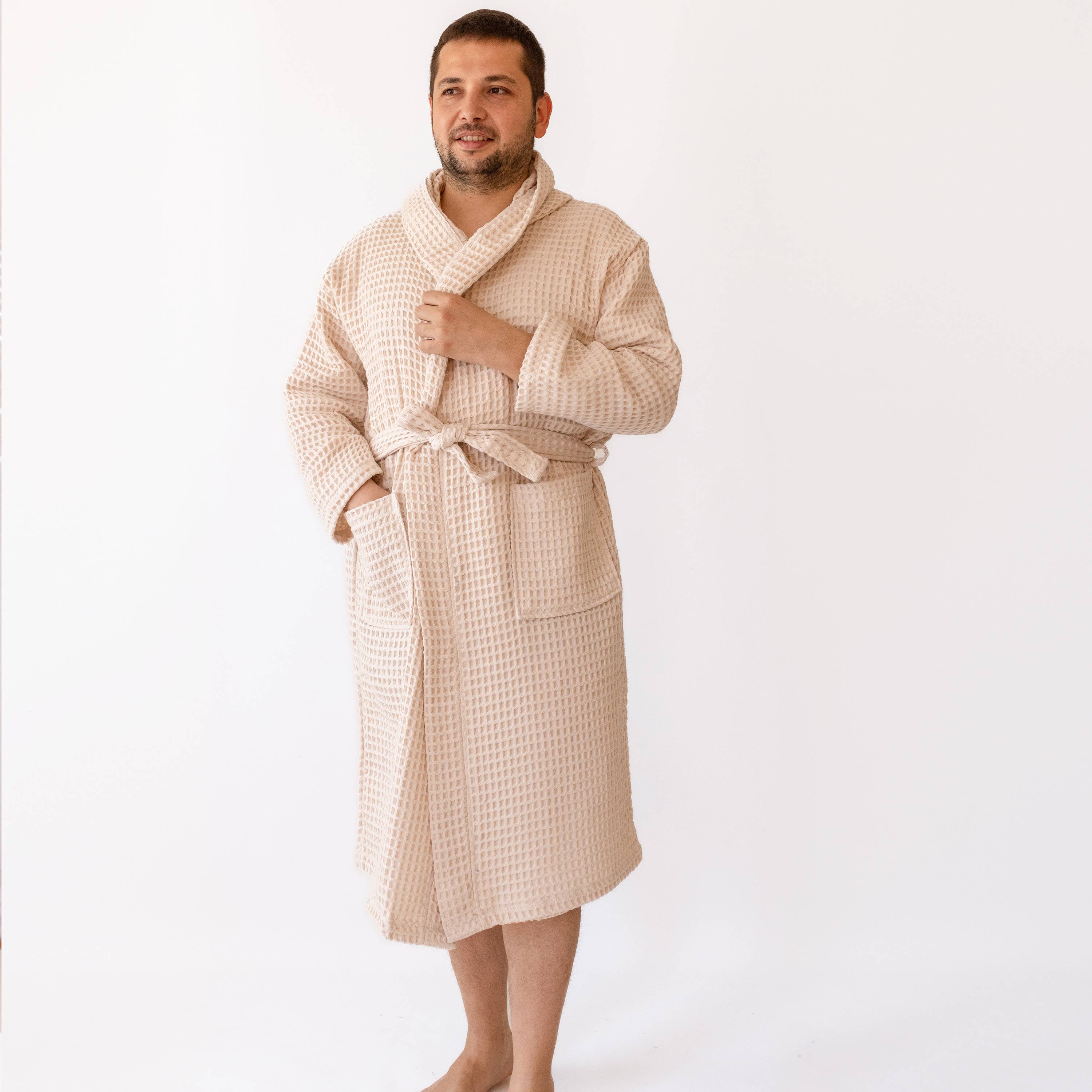 Vivamaison – Engroshandel Morgenkåbe - Unisex – Premium Vaflet Bomuld Badekåbe, Unisex Spa Komfort27