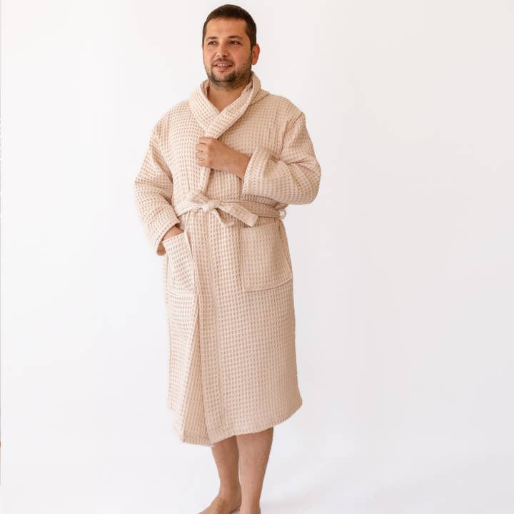 Vivamaison – Engroshandel Morgenkåbe - Unisex – Premium Vaflet Bomuld Badekåbe, Unisex Spa Komfort27