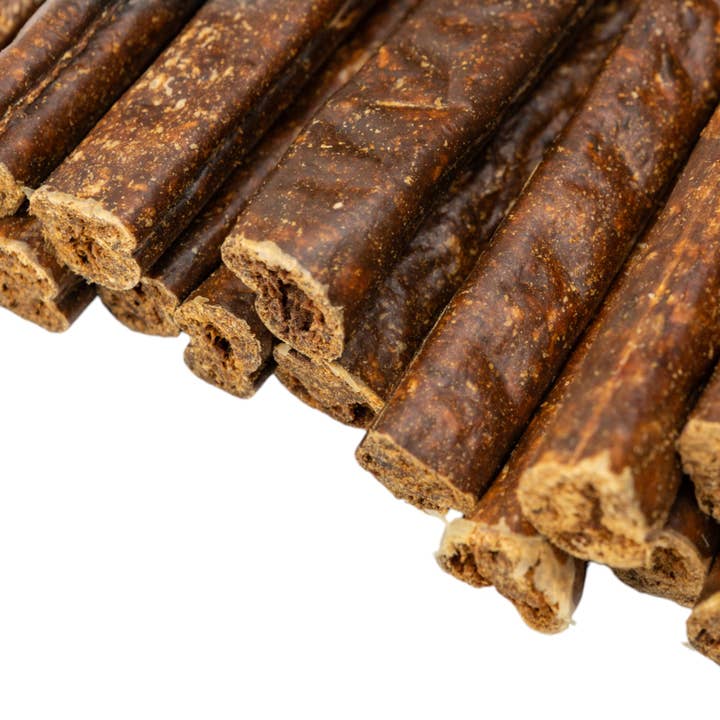 Jojo Modern Pets - Vendita all'ingrosso Snack - Cani - Snack naturali per cani a base di salsiccia di manzo - Masticativi da 15 cm (25 pezzi)3