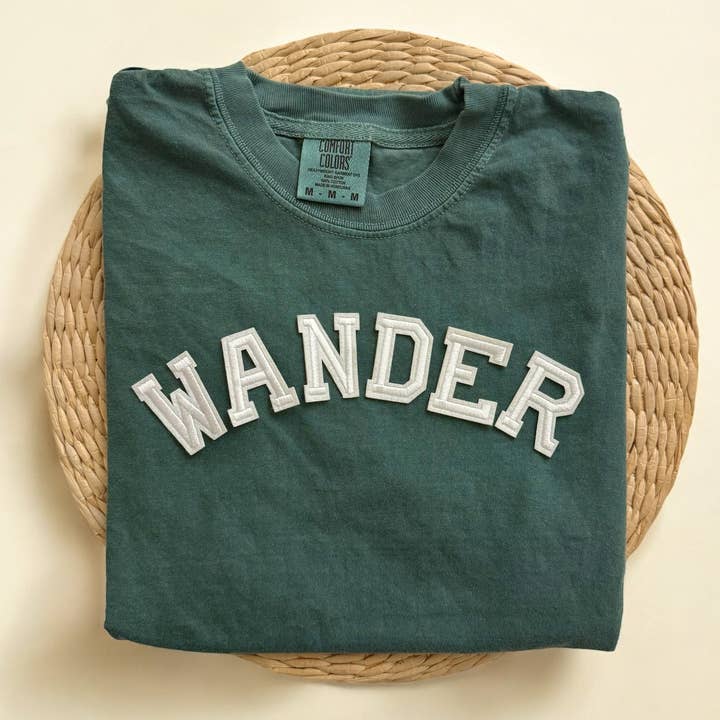 WANDER Comfort Colors Korte Mouw Shirt, Reisshirts voor wholesale door Threads And Needles, INC.