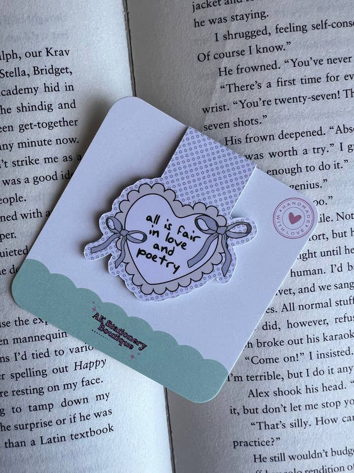 Taylor The Tortured Poets Dept. Magnetic Bookmarks for wholesale by AK Stationery Boutique