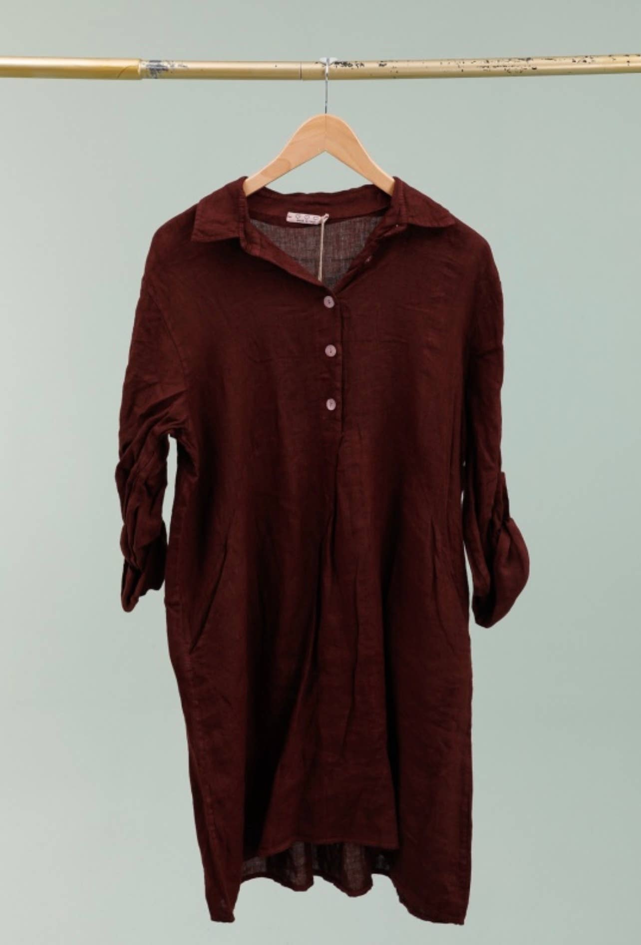 LÉA & LUC – Engroshandel Kjole - Dame – Korte kjoler i 100% hør REF. 135161