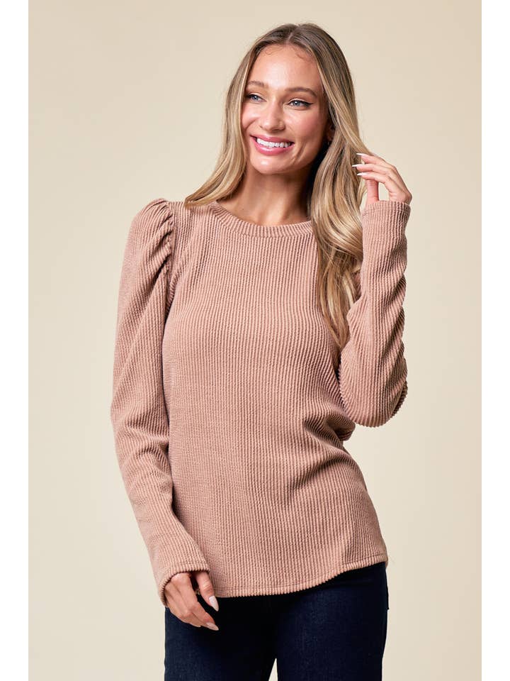 lovely melody - Wholesale Knit Top - Women's - LMT4604-Cece Solid Long Sleeve Top11