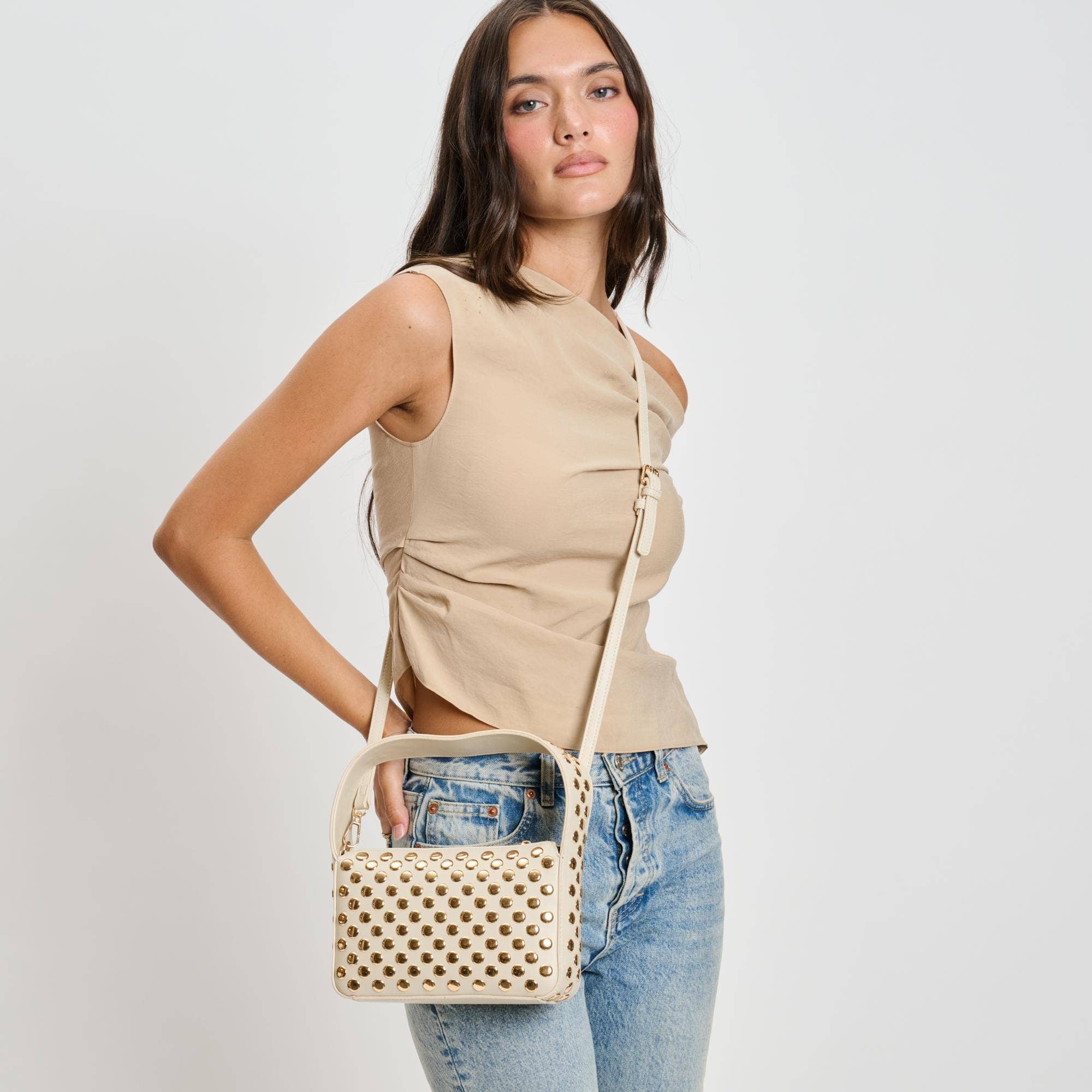 Moda Luxe – wholesale Axelremsväska – Dam – Isabel Nudded Crossbody17
