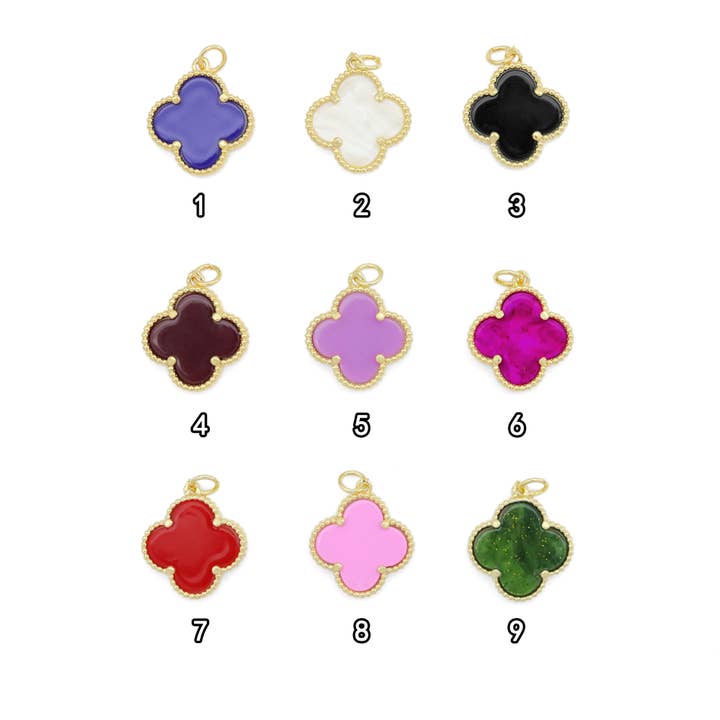 BestBeads&Beyond - Wholesale Individual Charm/Pendant - Colorful Enamel Flower Charm Pendant, Sku#FH229