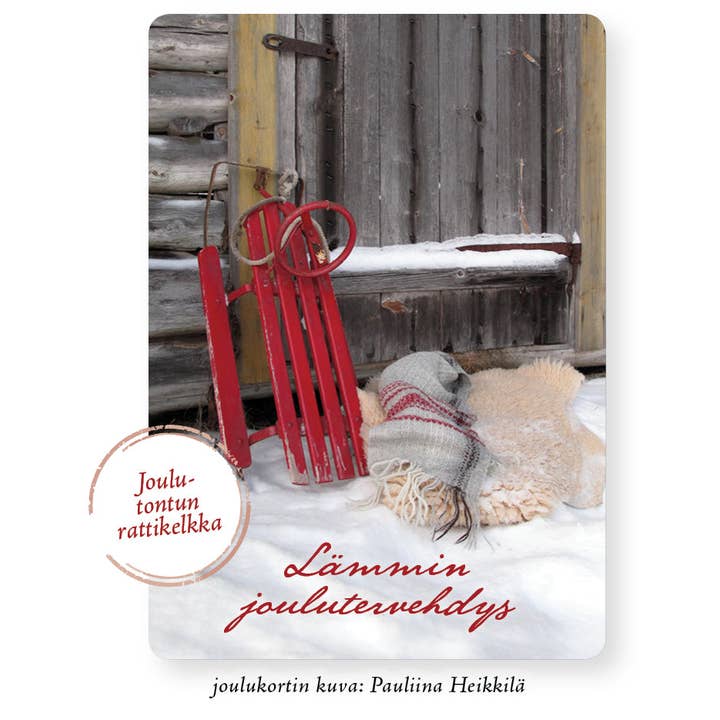 Christmas Elf'S Wheelchair, Christmas Post Card A6 for wholesale by Paperisilppuri