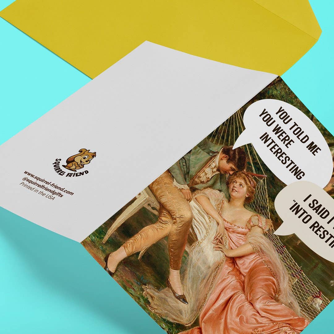 Squirrel Friend Gifts – wholesale Årsdagskort – Into Resting - Roligt Irreverent Jubileumskort2