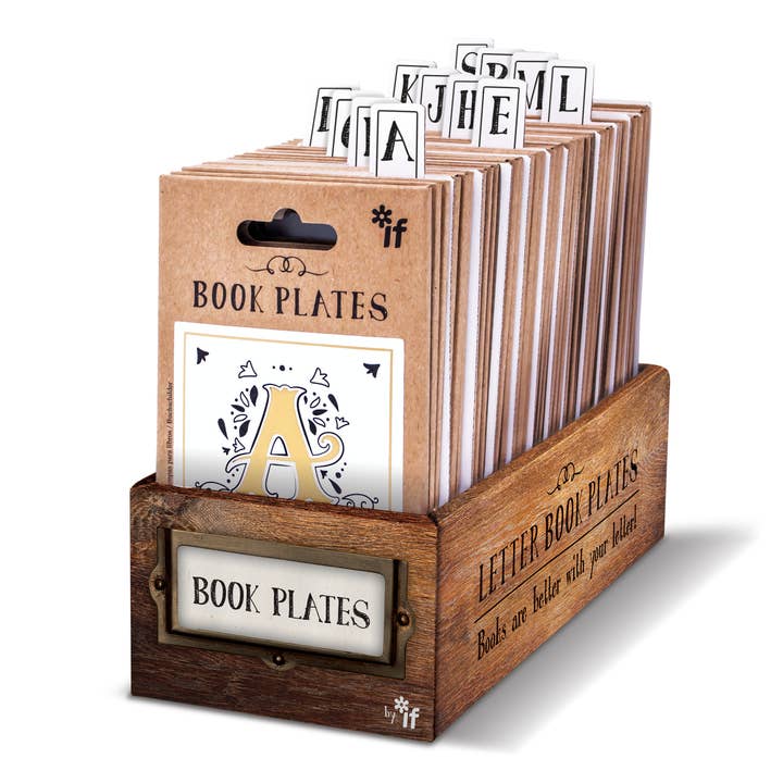 Pack de démarrage de plaques pour livre de lettres pour la vente par if USA