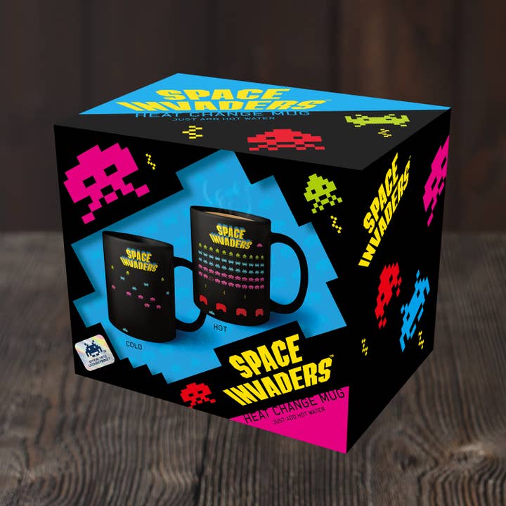 Mad Monkey GmbH - Wholesale Coffee Mug - Space Invaders - Mug "Space Invaders" - with Color Change5