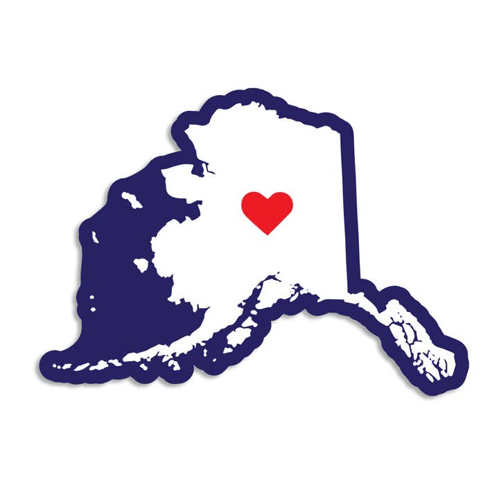 Counter Couture – Engroshandel Klistermærke – Kort over hjemstat-klistermærker | Tilpasselig1