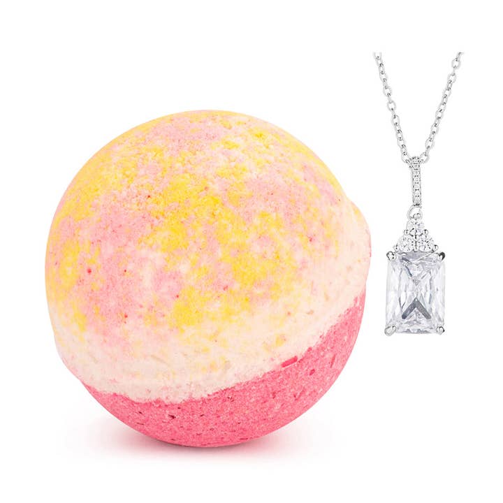 Rodnande Pion 10oz Halsband Bath Bomb för wholesale av JewelScent