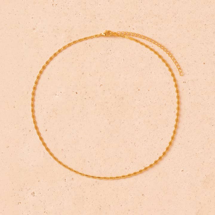 Choker Isidore | Colar de Presente à Prova d'Água em Ouro por atacado de Agapée Jewelry