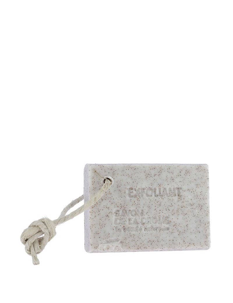 La Savonnerie de la Drôme - Wholesale Bar Soap - Exfoliating Soap & Sweet Almond Oil With Cord 100 g0