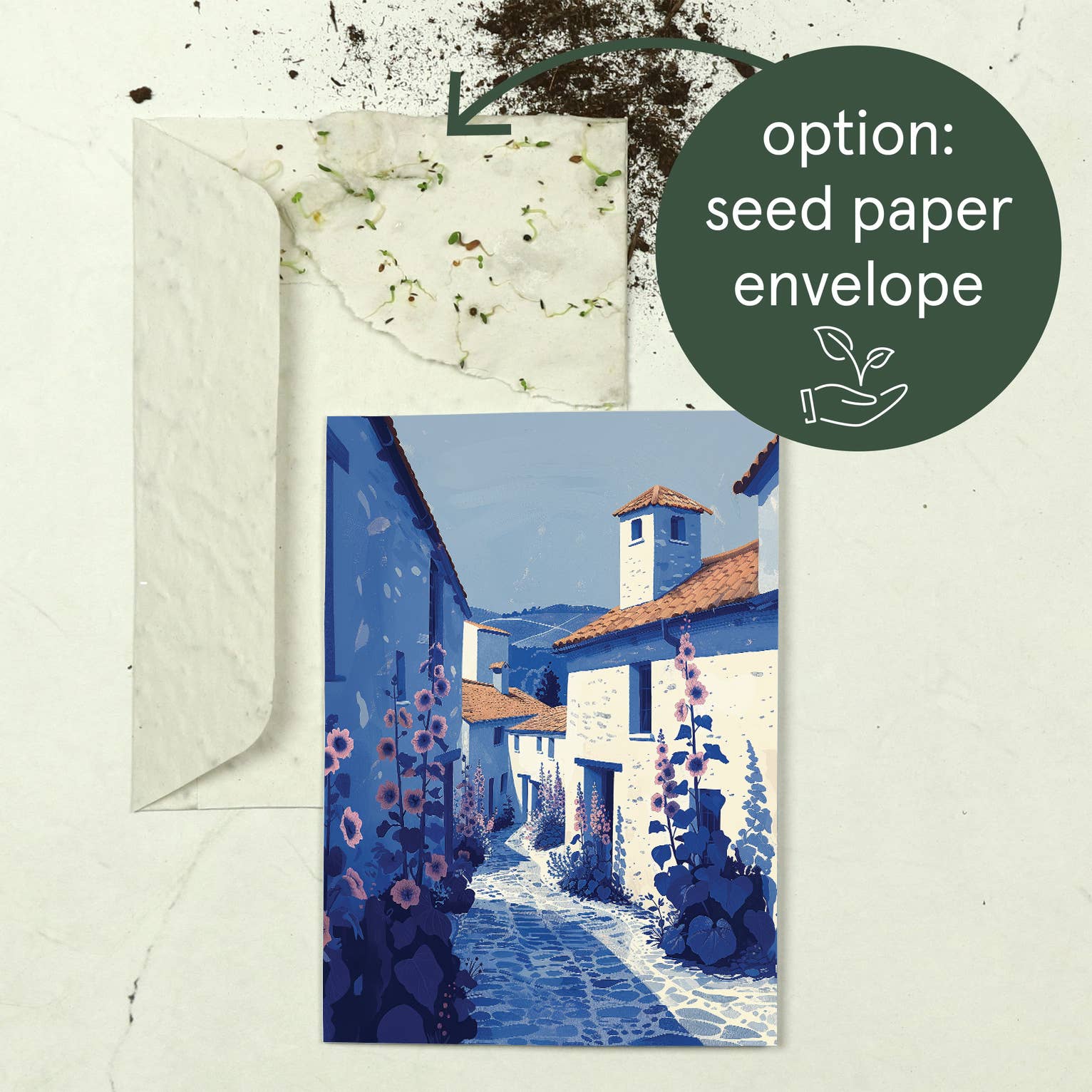 Botanopia - gifts , decor and cards for plant lovers - Wholesale Gewone wenskaart - Ridderspoor | Alledaagse wenskaart | Franse kaart8