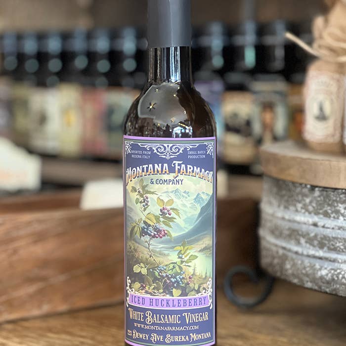 Montana Farmacy - Wholesale Vinegar - Iced White Huckleberry balsamic 375ml Rocky Mountain