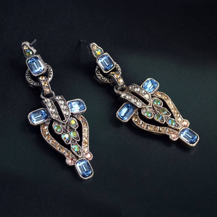 Art Deco New York City Vintage Earrings E1206 for wholesale by Sweet Romance Jewelry