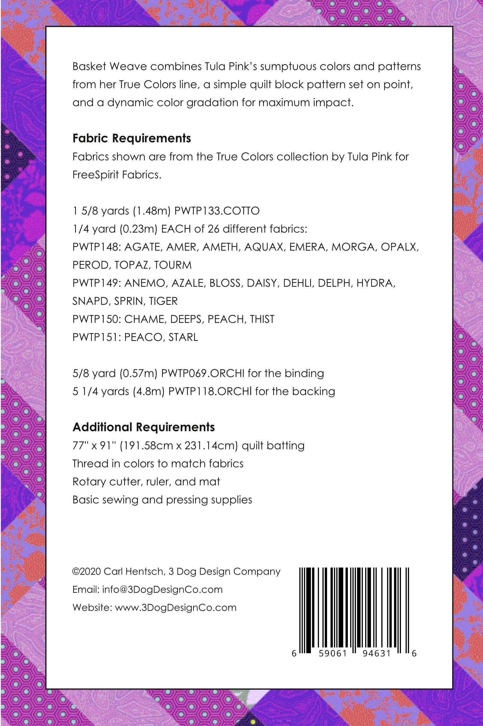 3 Dog Design Company - Wholesale Quilt - Mand Weave1