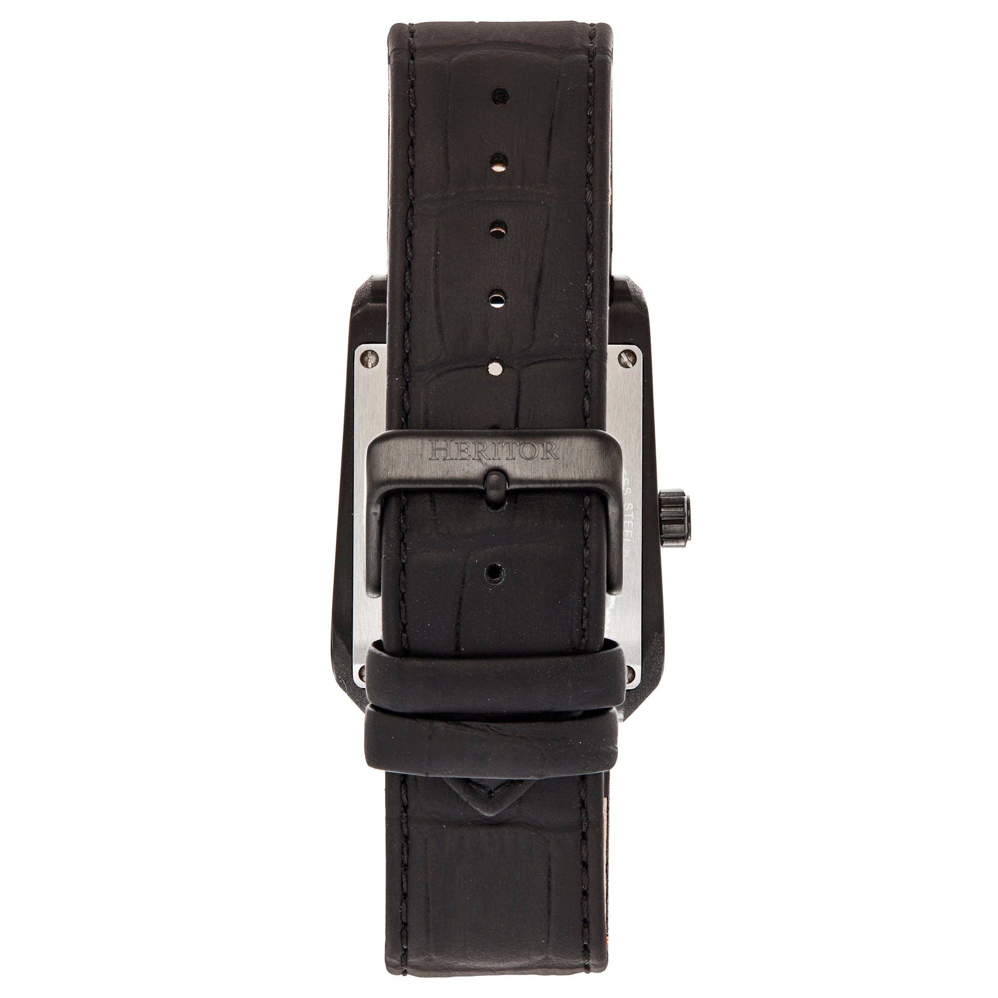 Heritor Automatic - Wholesale Polshorloge - Heren - Heritor automatisch Wyatt-skelethorloge met lederen band14