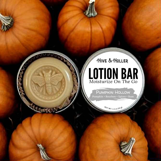 Hive and Holler - Wholesale Solid Lotion - Pumpkin Hollow Solid Lotion Bar0