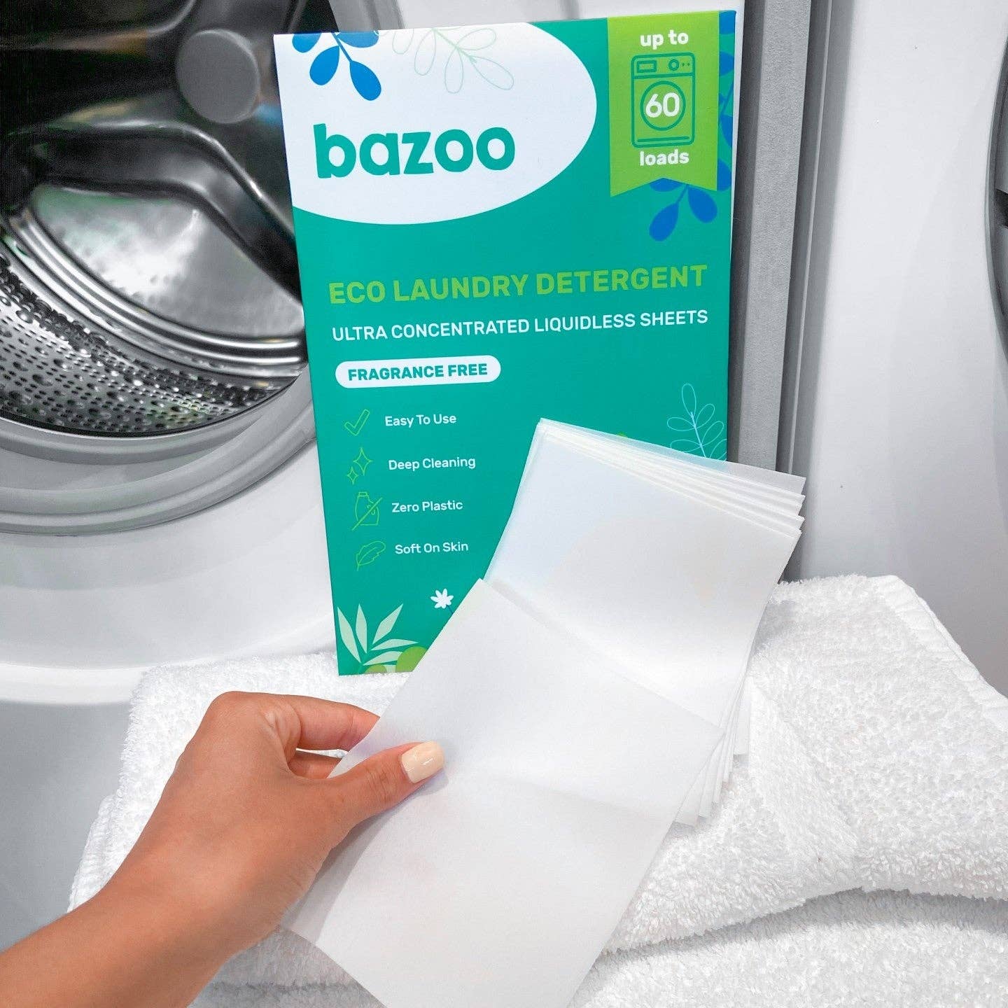 Bazoo – wholesale Laundry detergent powder/pods – Eco Laundry Detergent Sheets | 120 Loads4