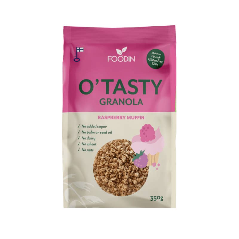 Foodin - Wholesale Granola - O`Tasty Granola Raspberry Muffin 350 g