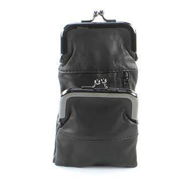Leather Impressions Inc - Wholesale Cigarette Case - Lambskin Fold Over Cigarette Case Style : 7192
